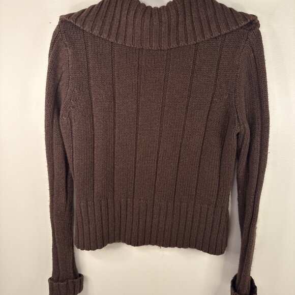 Maurices Women's Long Sleeve Button-Up Cardigan Brown Size Medium (C6) - Picture 3 of 6